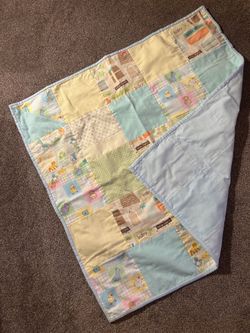 Homemade baby quilt (see description)