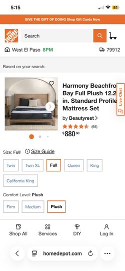 Brand New (BeautyRest Harmony) Mattress