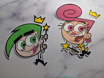 Fairly Odd Parents Stickers Each Is 5inches
