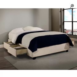 King Platform Bed Set W/ Drawers