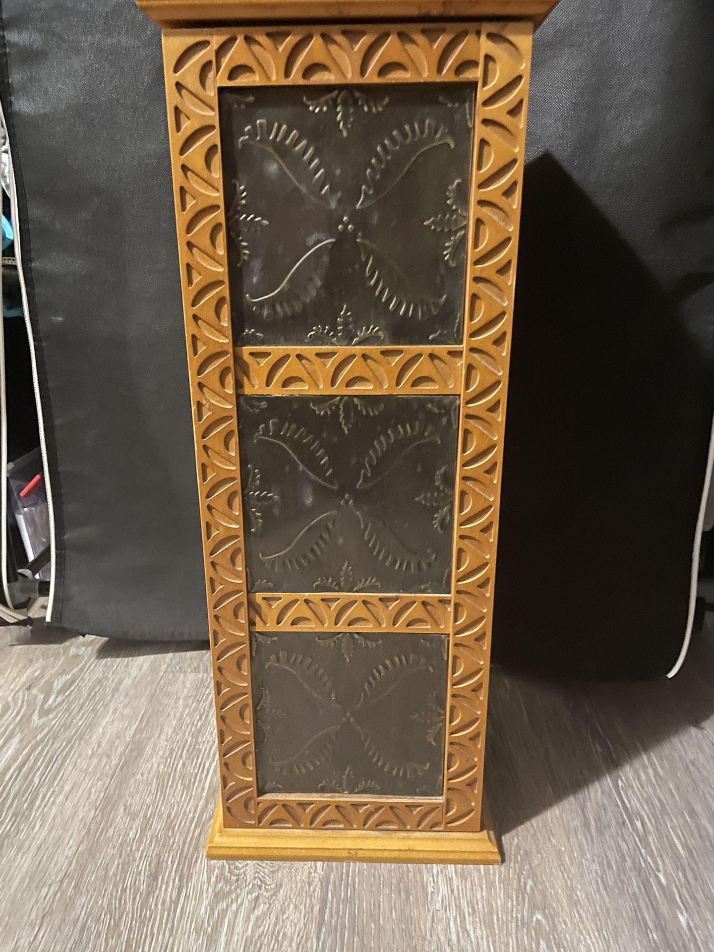 Small Vintage Engraved Shelf