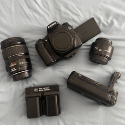 Canon 70D Camera With Accessories