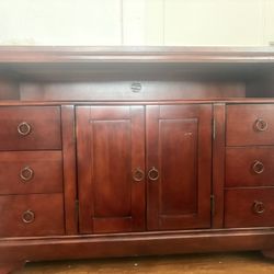 Ashley Wood TV Stand 