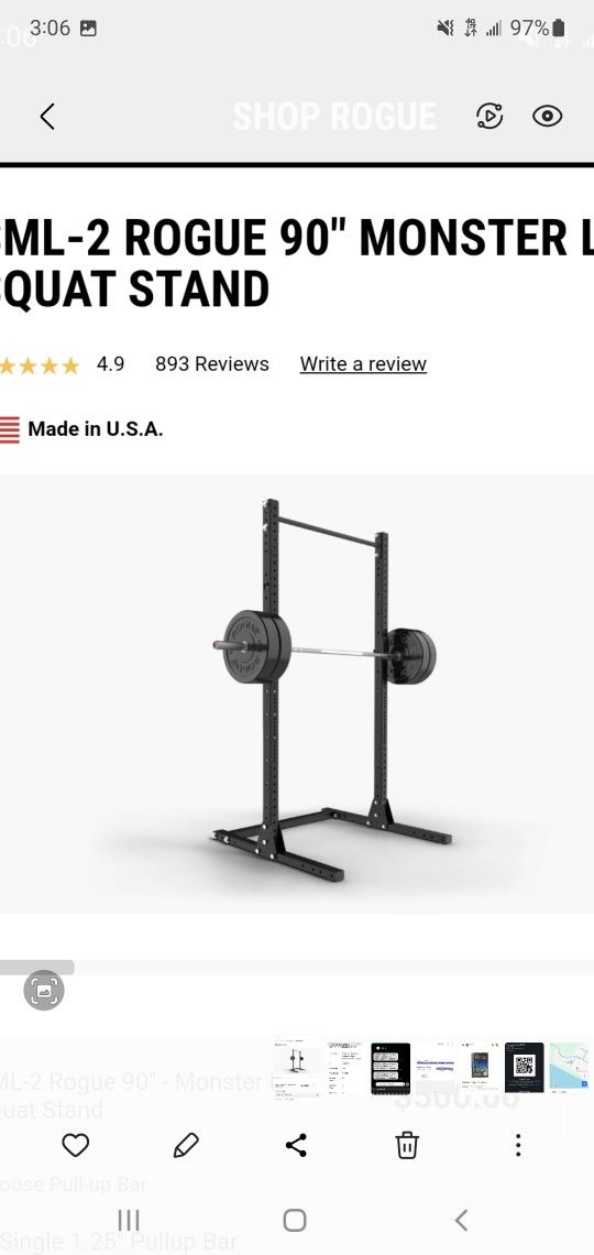 Rogue Squat Rack