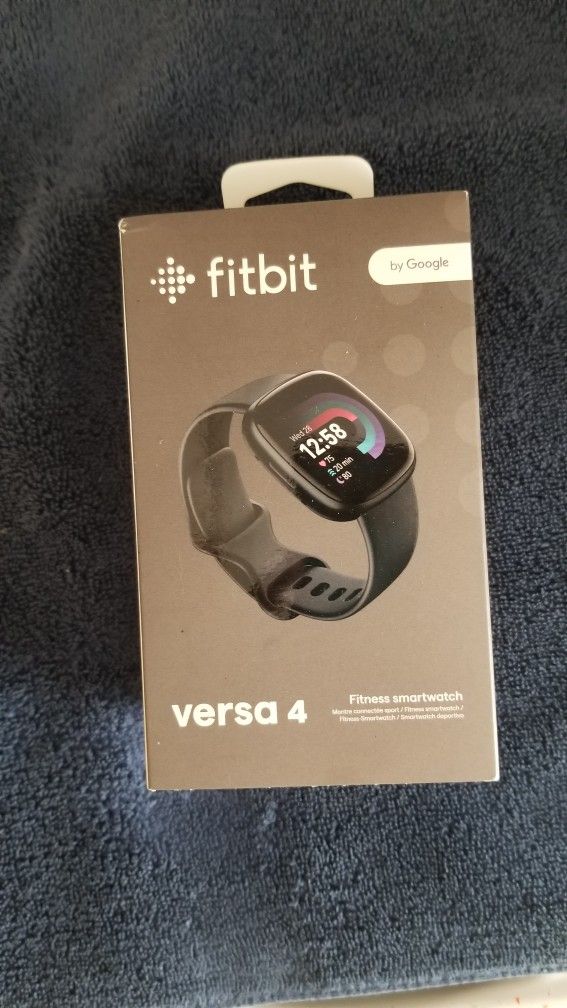fitbit Versa 4, By Google .As NEW in BOX. $97.00 OBO What Cha Got To TRADE? ( Portable DVD Player/ CD Boom BOX,Music Equipment?)😎