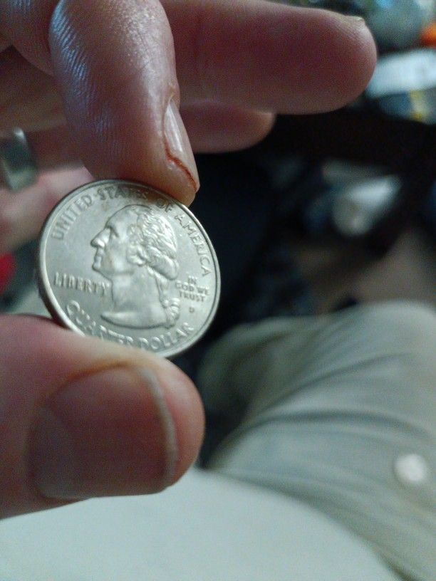 West Virginia, Capital D Quarter Dollar 2005 West Virginia 1863 Excellent Condition Letting It Go. Only 40.00 Firm. Collectable Now.