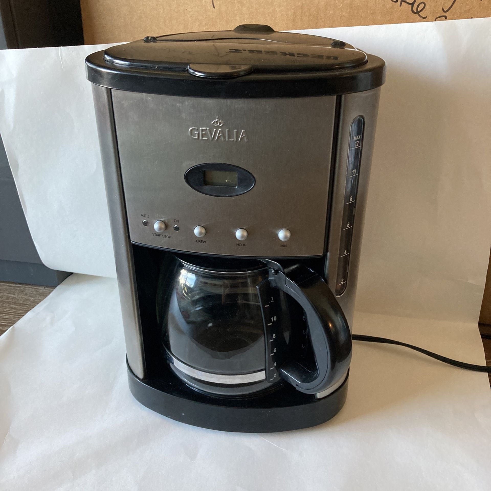 Gevalia Kaffe 12-cup automatic Coffee maker for Sale in Boca Raton, FL -  OfferUp