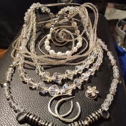 Crystal Jewelry Lot