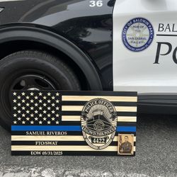Custom Wood Flag