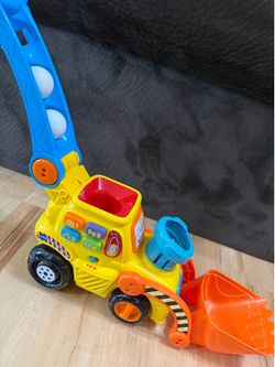 VTech Pop-a-Balls Push & Pop Bulldozer, Baby and Toddler Toys