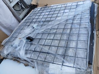 New 36" Square Wire Grid Dump Bin: 36" x 36" x 32" High.