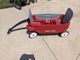 Radio Flyer 2 seat wagon