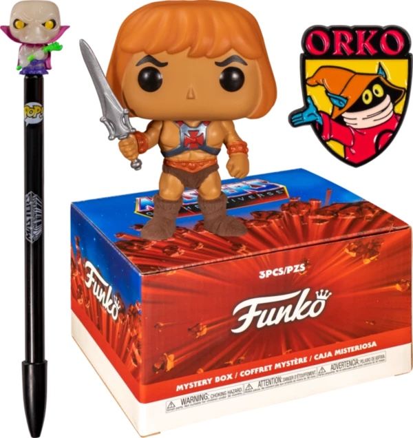 Masters of the Universe - He-Man with Lightning Sword Flocked #991 + Exclusive Collector Box
