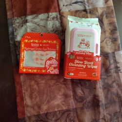 Strawberry Shortcake Glow Boost Cleansing Wipes And Hydro Gel Under Eye Patches