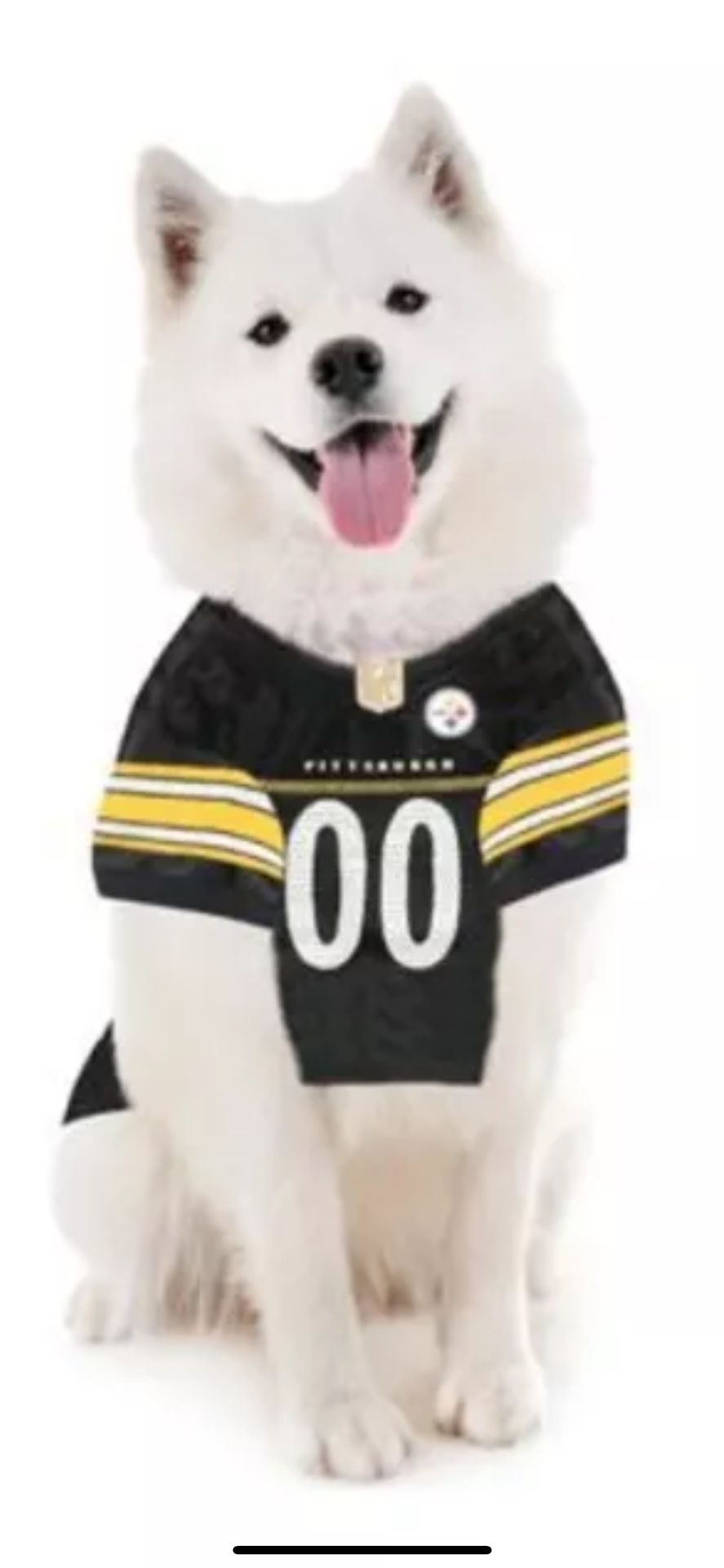 PITTSBURGH STEELERS NFL DOG JERSEYS-SIZE MEDIUM AND LARGE