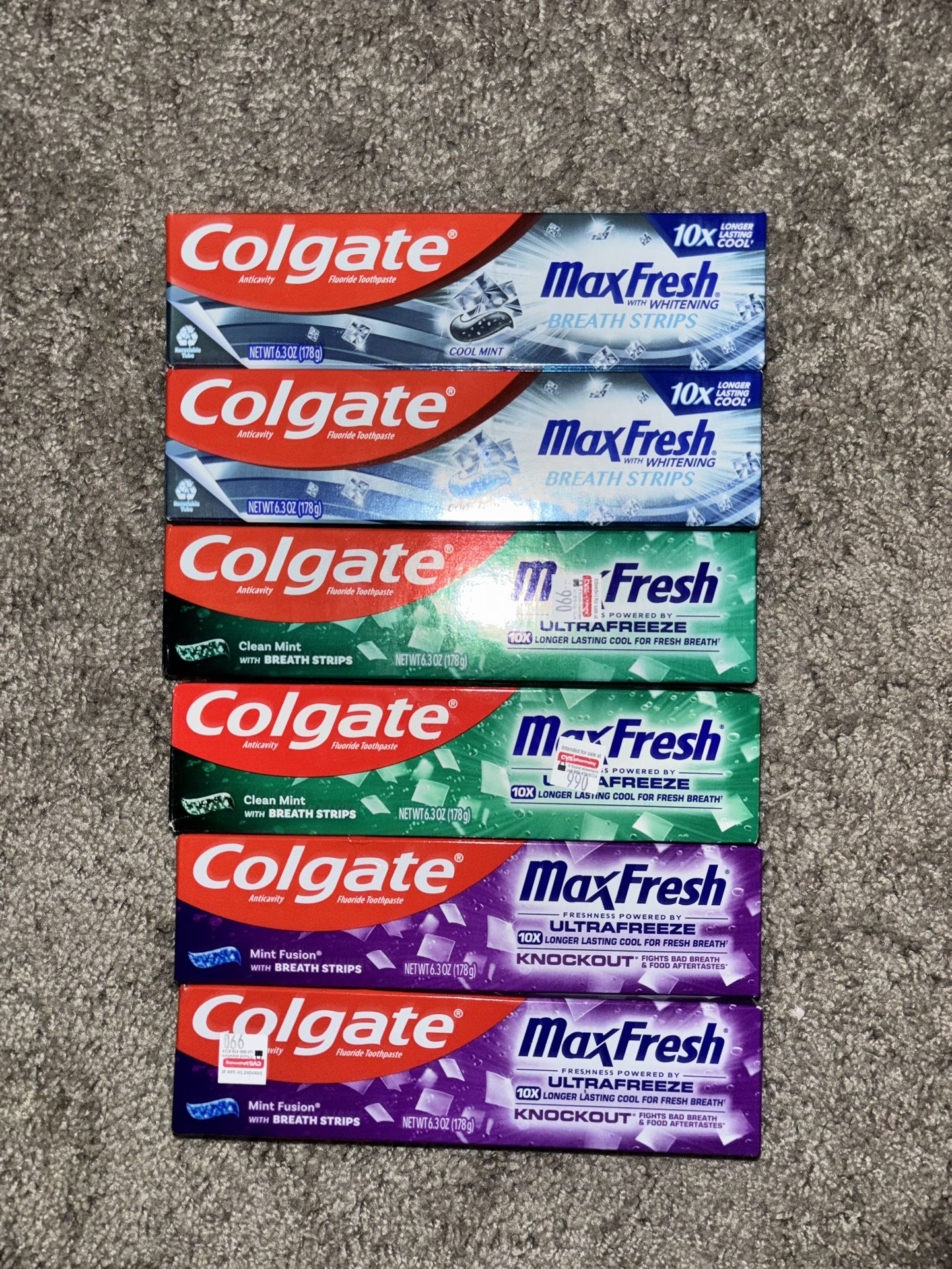 Colgate Maxfresh Assortment $10