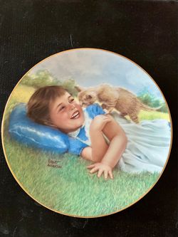 Vintage Numbered collectable plate