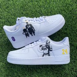 Lakers Nike Air Forces 
