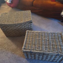 Large Wicker Storage Baskets