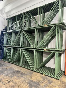 Warehouse Pallet Rack Upright 48” Deep X 16’tall