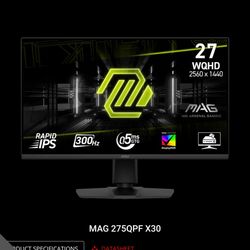 MSi 27" Gaming Monitor