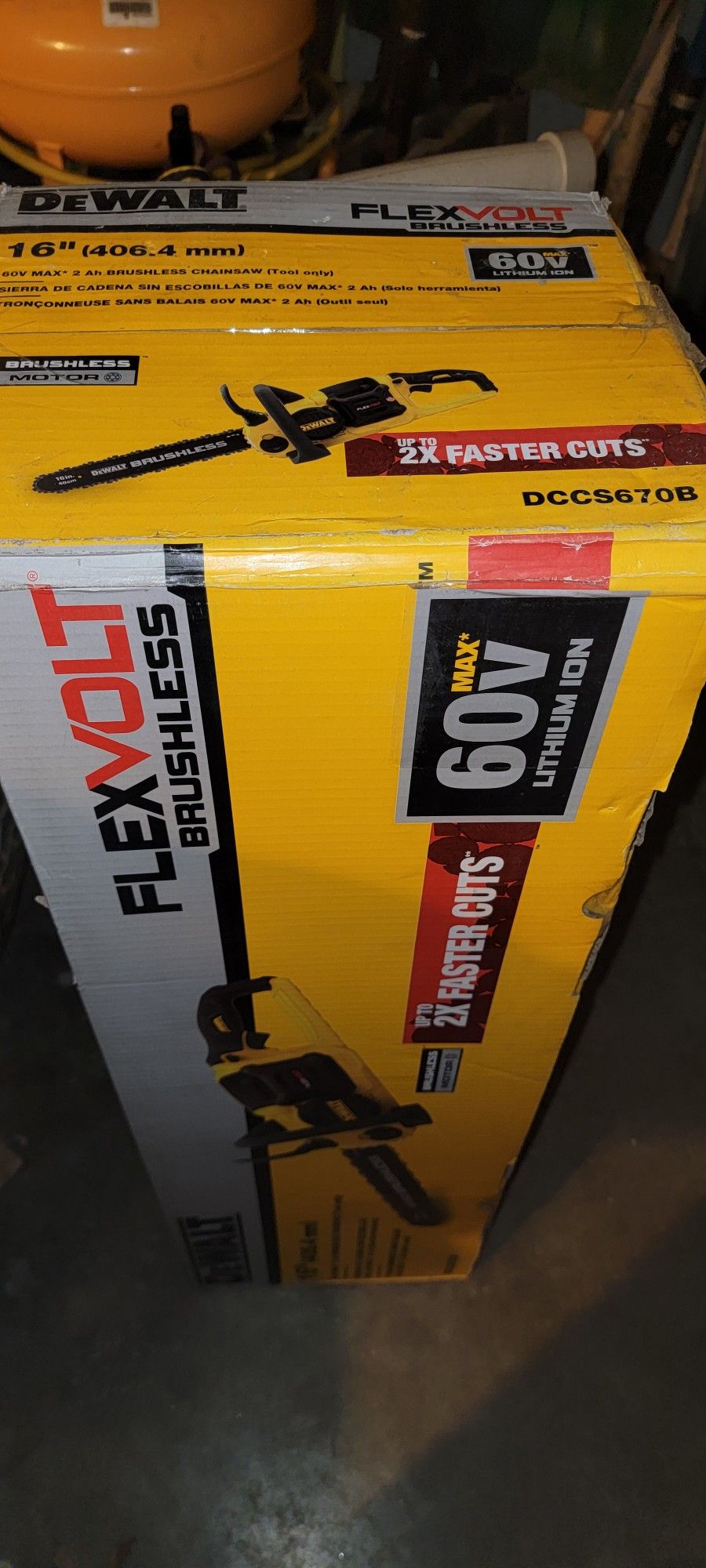 Dewalt Chainsaw 60v