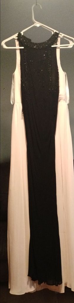 Black  Beaded Formal Maxi Dress