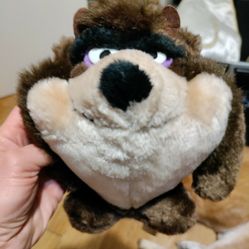 1993 24 K Warner Bros. Tasmanian Devil Stuffed Animal