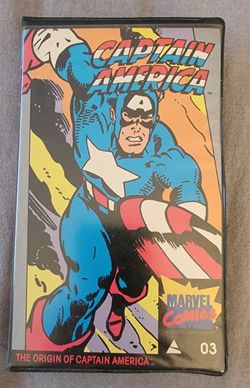 Marvel Comics Video Library Origin Of Captain America VHS