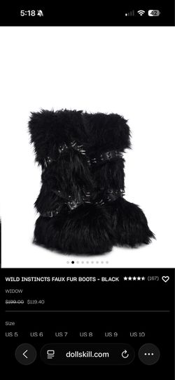 DOLLS KILL Fur Boots