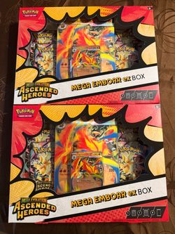 Pokémon Ascended Heroes Mega Emboar ex Box