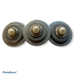 New Artist Hand Made Urban Metal Pearl Barrette