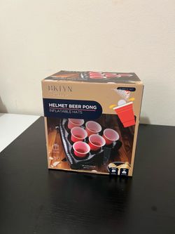 Inflatable Hat Helmet Beer Pong