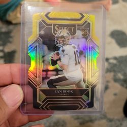 IAN BOOK Select Rookie Die-cut Silver Prizm Club Level Football Card