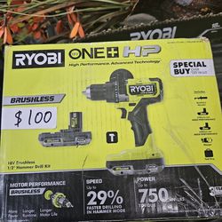 Ryobi 18v Drill Hammer Kit