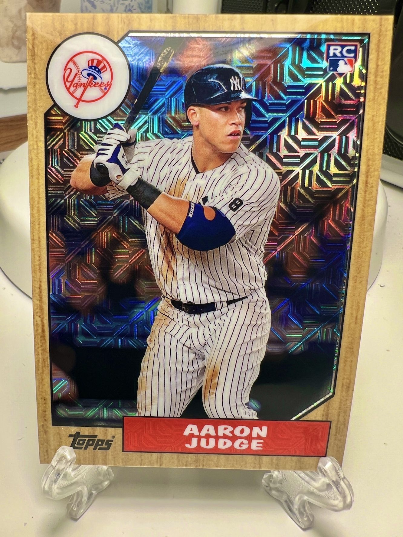 Aaron Judge 2017 Topps Silver Pack Refractor