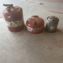 Antique Fuel Cans