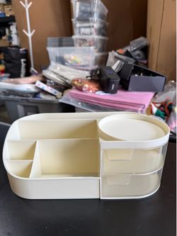 Makeup Organizer With 2 Drawers and 7 Compartments