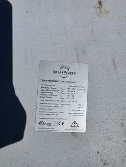 SolarWorld Sunmodule SW175 Mono Solar Panel