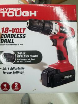 18 volt cordless drill