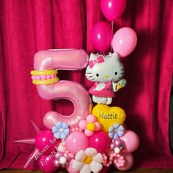 Hello Kitty Balloon Stack Birthday Balloons
