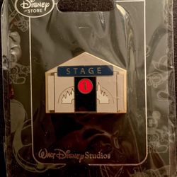 New Authentic Stage 1 Walt Disney Studios Pin 111710 From The Backlot Sealed