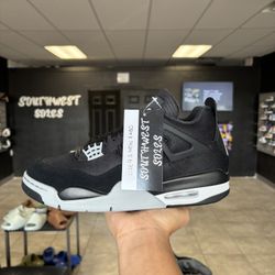 Jordan 4 Black Canvas Size 9.5 Available In Store!