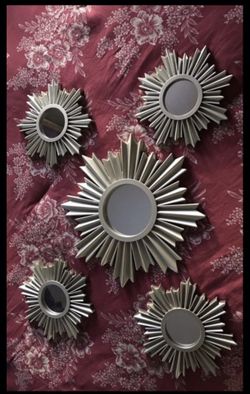 WALL DECORATIONS MIRRORS (5 pcs)