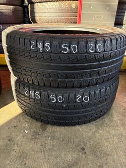 245/50r20 Two Pirelli Tires In Great Shape