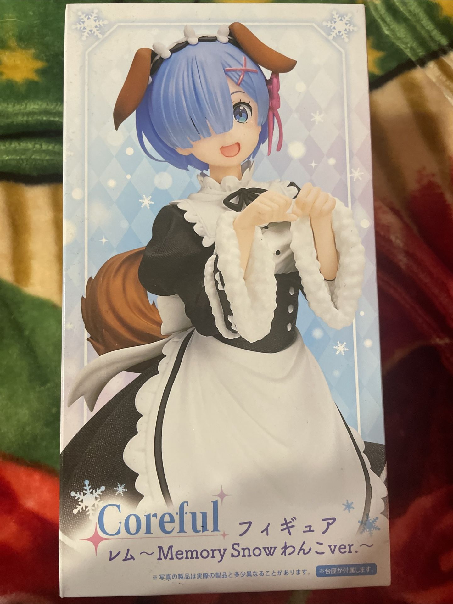 Re:ZERO Coreful Figure Rem Memory Snow Puppy Dog Wanko Ver. TAITO Japan Import