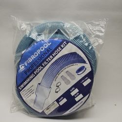 FIBROPOOL,SWIMMING POOL FILTER HOSE KIT,1X3ft X1X6ft