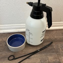 Reptile Mister, Bowl, Tongs