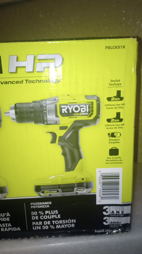 Ryobi 18 Volt Brushless Drill Set