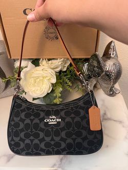 Black coach bag for women